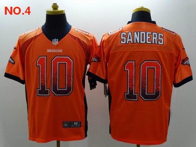 Men's Denver Broncos 10 Barry Sanders Jersey NO.4 ;